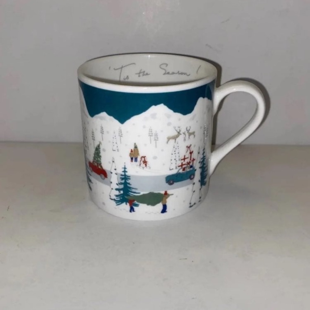 Fine bone china tis the season Christmas mug by sophieallport